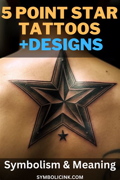 five point star tattoo meaning|Star Tattoo Meaning and Symbolism: Decoding the。